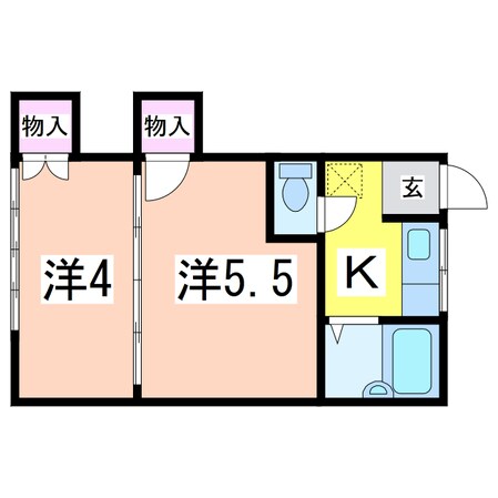 パルハイムの物件間取画像